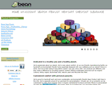 Tablet Screenshot of beanproducts.com